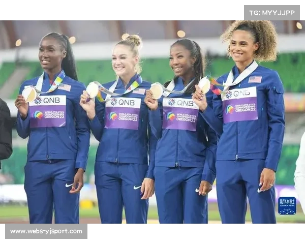世锦赛女子4x100米接力：美国队0.04秒险胜牙买加